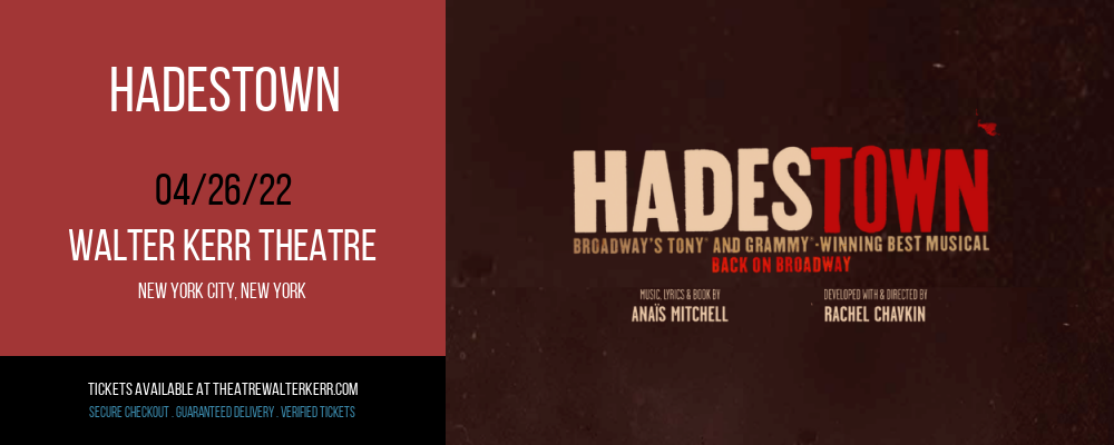 Hadestown at Walter Kerr Theatre