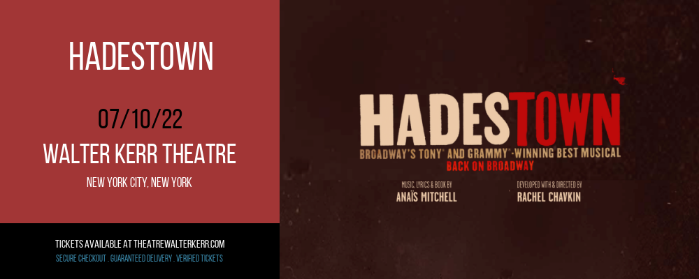 Hadestown at Walter Kerr Theatre