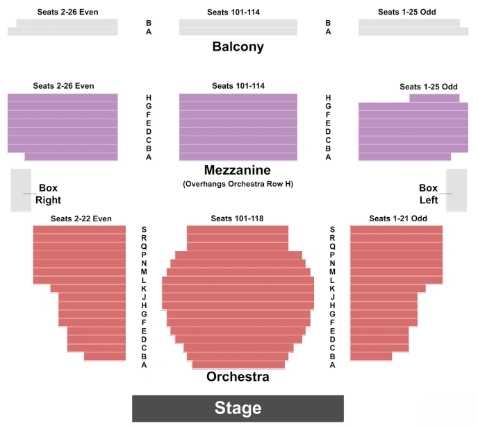 walter kerr theatre seating chart
